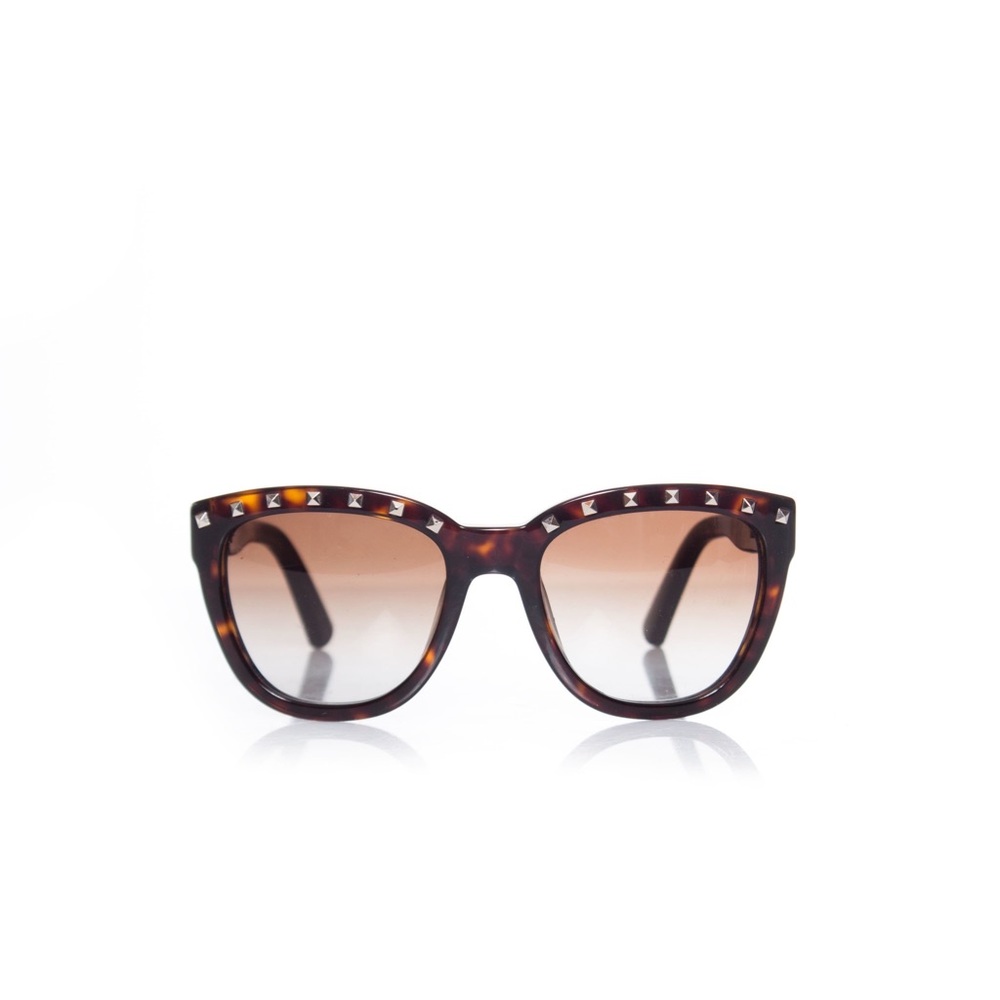 Valentino Rockstud Tortoise Wayfarer Sunglasses